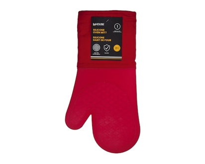 InHouse Premium Silicone Oven Mitt Red - 1.0 EA