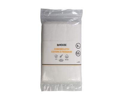 InHouse 6 Yards Cheesecloth White - 1.0 EA