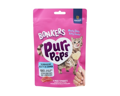 BONKERS 100% Freeze-Dried Cat Treats Salmon Recipe - 5.6 G