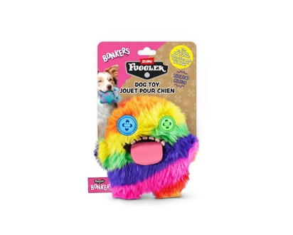 BONKERS Oogah Boogah Squeaky & Plush Dog Toy for Playtime, Multi-color - 1.0 EA