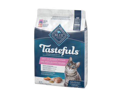 Blue Buffalo Tastefuls Adult Cat Sensitive Stomach Chicken & Brown Rice Dry Cat Food - 4.5 KG