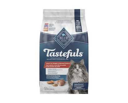 Blue Buffalo Tastefuls Indoor Hairball & Weight Control Adult Cat Chicken Dry Cat Food - 2.2 KG