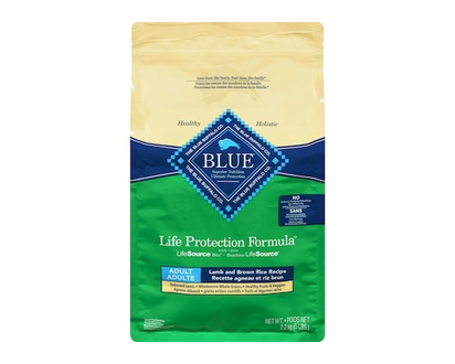 Blue Buffalo Life Protection Formula Adult Dry Dog Food, Lamb and Brown Rice - 2.2 KG