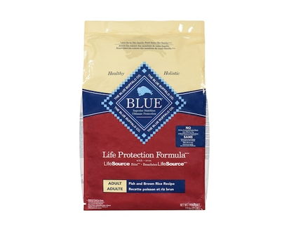 Blue Buffalo Life Protection Formula Adult Dry Dog Food, Fish and Brown Rice - 9.9 KG