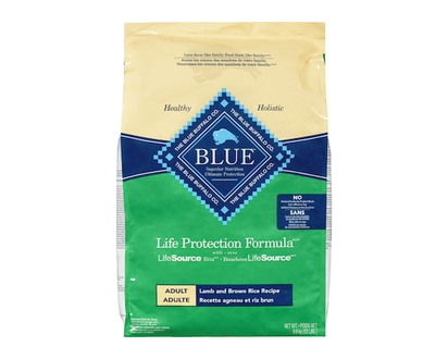 Blue Buffalo Life Protection Formula Adult Dry Dog Food, Lamb and Brown Rice - 9.9 KG
