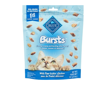 Blue Buffalo Bursts Chicken Cat Treats - 0.14 KG