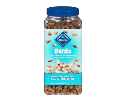 Blue Buffalo Bursts Seafood Cat Treats - 340.0 G