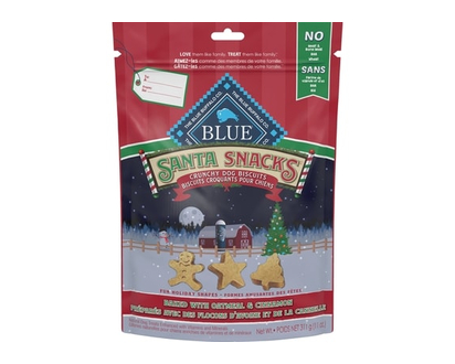 Blue Buffalo Santa Snacks Crunchy Dog Biscuits - 311.0 G