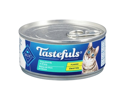 Blue Buffalo Tastefuls Natural Food For Adult Cats Tuna Entrà©e In Gravy Flaked - 0.155 KG