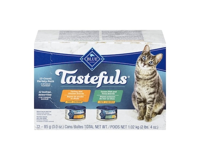 Blue Buffalo Natural Food For Adult Cats Patà© 12-Count Variety Pack - 1.02 KG