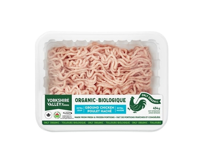 Yorkshire Valley Farms Organic Extra Lean Ground Chicken - 454.0 G