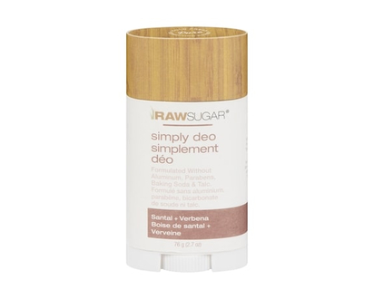 Raw Sugar Simply Deo Santal + Verbena - 76.0 G