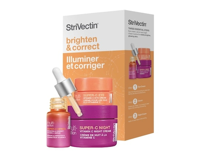 StriVectin DISCOVERY SERIES: brighten and correct. Discover radiant, glowing skin with this brightening routine for face and eyes. - 42 ML