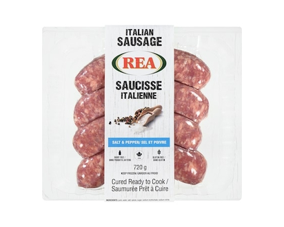 Rea Italian Sausage, Salt & Pepper - 720.0 G