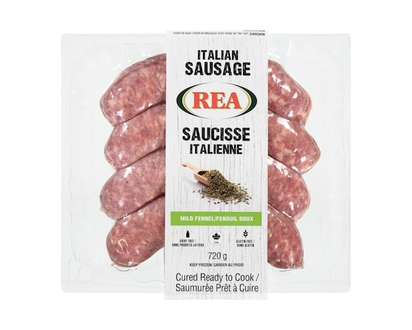 Rea Italian Sausage Mild Fennel - 720.0 G