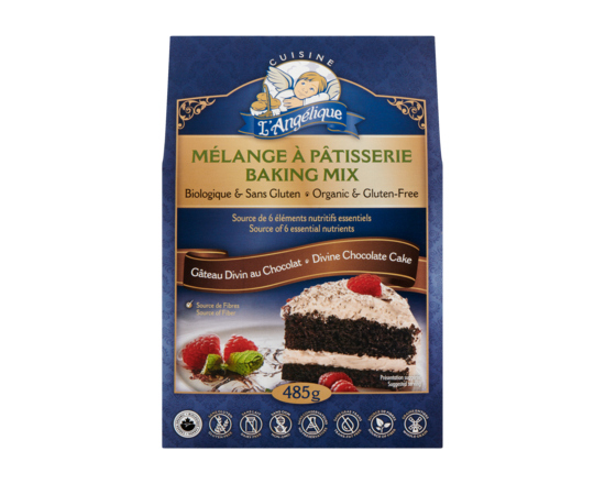 L Angelique Mélange à pâtisserie gâteau divin au chocolat - 485.0 G