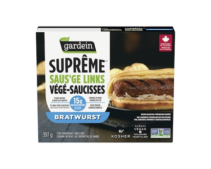 Gardein Suprême Saus'ge Links Bratwurst - 397.0 G