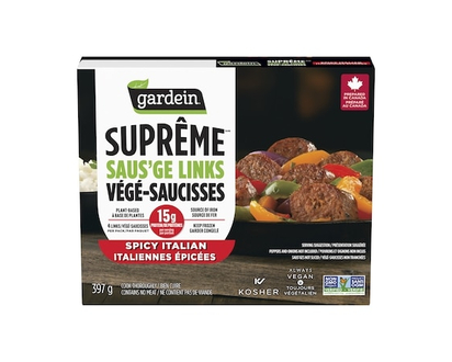 Gardein Suprême Saus'ge Links Spicy Italian - 397.0 G