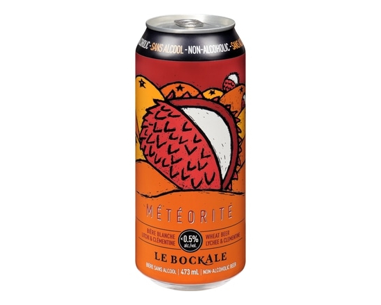 Bière sans alcool météorite bière blanche litchi & clémentine - 473.0 ML