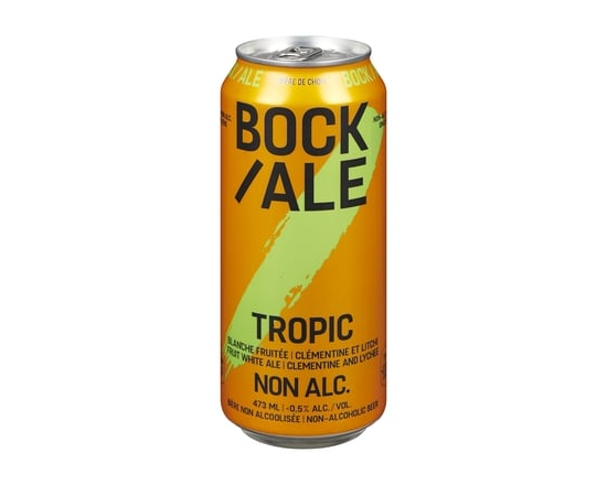 Le Bockale Bière non alcoolisée blanche fruitée clémentine et litchi - 473.0 ML