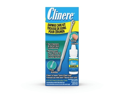 Clinere Earwax Care Kit, 4 Ear Cleaners and 1 Bottle of EarOil - 1.0 EA