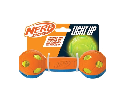 Nerf Jouet pour chien à DEL Bash Barbell - 1.0 EA