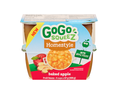 GoGo squeez Fruit Sauce Baked Apple - 0.388 KG