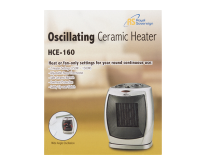 Oscillating Ceramic Heater - 1.0 EA
