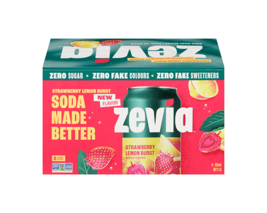 Soda Strawberry Lemon Burst - 355.0 ML
