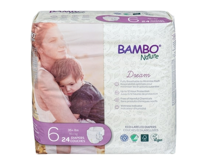 Bamboo Nature Dream Diapers 6 16+ Kg - 1.0 EA