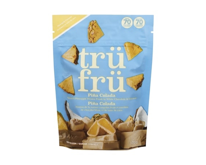 trufru Ananas de la nature congelés frais et enrobés de chocolat blanc et de noix de coco Pina Colada - 170.0 G