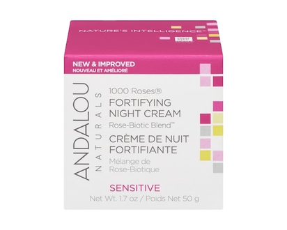 Andalou Naturals 1000 Roses Fortifying Night Cream Sensitive - 50.0 G