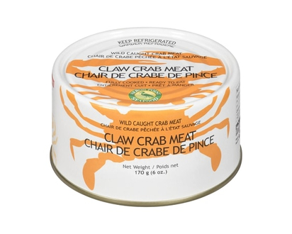 HERON POINT SEAFOOD Chair de crabe pêchée à l'état sauvage chair de crabe de pince - 170.0 G