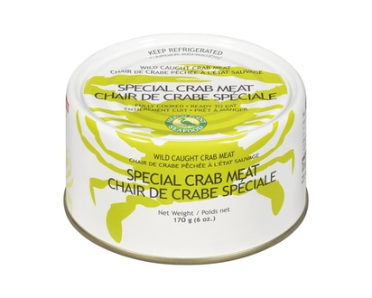 HERON POINT SEAFOOD Chair de crabe pêchée à l'état sauvage chair de crabe spéciale - 170.0 G