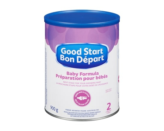 Good Start Iron & Calcium Fortified Milk-Based Infant Formula Baby Formula Powder 2 6 Months+ - 900.0 G