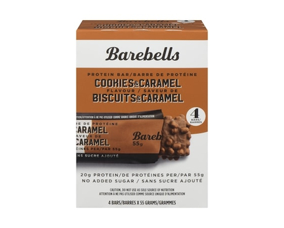 Barebells Protein Bar, Cookies & Caramel - 4.0 EA