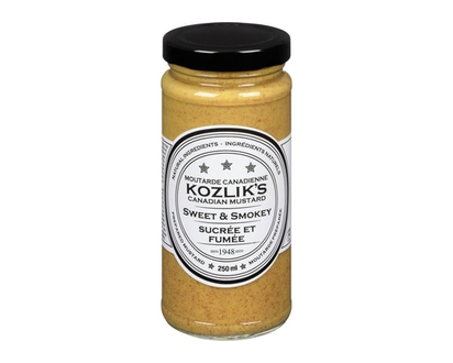 Kozlik's Canadian Mustard, Sweet & Smokey - 250.0 ML