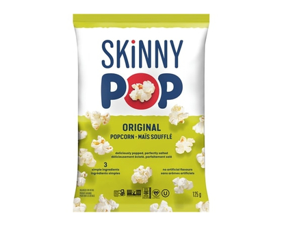 SkinnyPop Popcorn Skinny Pop Popcorn, Original - 125.0 G