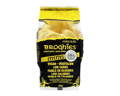 Poppers Broghies Popped Grains Corn Minis - 45.0 G