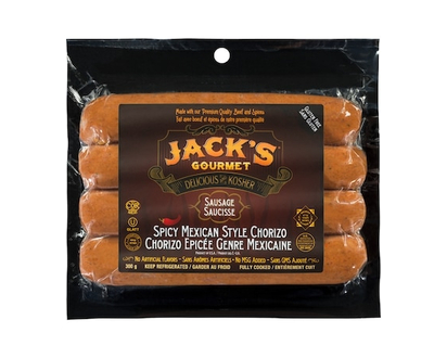 Jack's Gourmet Sausage Spicy Mexican Style Chorizo - 298.0 G