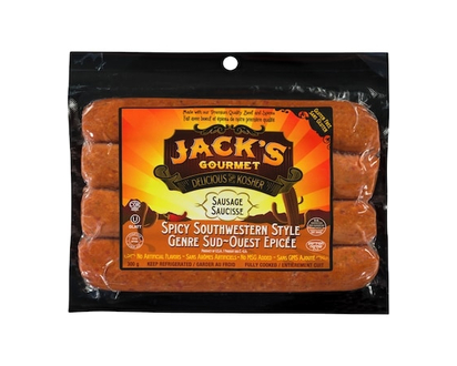 Jack’s Gourmet Saucisse genre sud~ouest epicée - 298.0 G