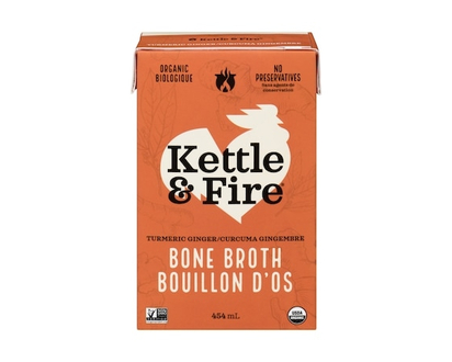 Kettle Bone Broth Turmeric Ginger Organic - 454.0 ML
