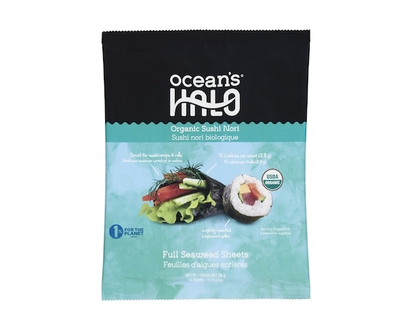 Ocean's Halo Organic Sushi Nori - 28.0 G