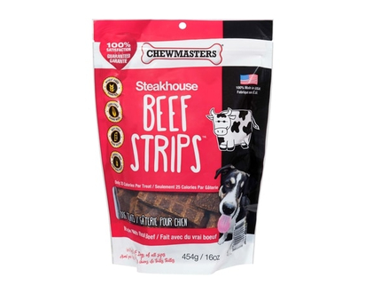 Celebrity Pet Chewmaster Real Beef Strips - 454.0 G