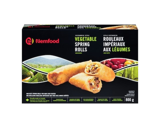 Nem Food Rouleaux de impériaux aux légumes, Non cuits - 800.0 G