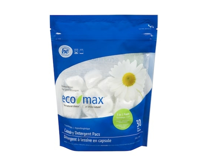 Eco-Max Laundry Detergent Pacs - 30.0 EA