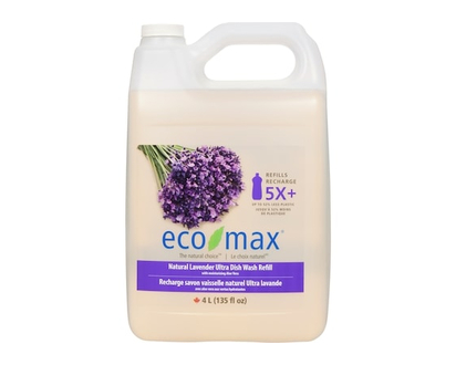 Eco-Max Dish Wash Lavender With Aloe Vera - 4.0 L