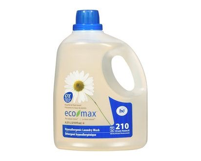 Eco-Max The Natural Choice Hypoallergenic Laundry Wash 210 HE Loads - 6.21 L