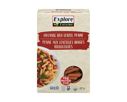 Explore Cuisine Organic Red Lentil Penne - 227.0 G