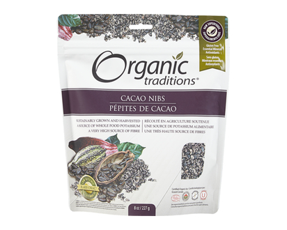 Organic Traditions Cacao en morceaux - 227.0 G